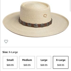 Charlie 1 Horse High Desert Palm Leaf Hat